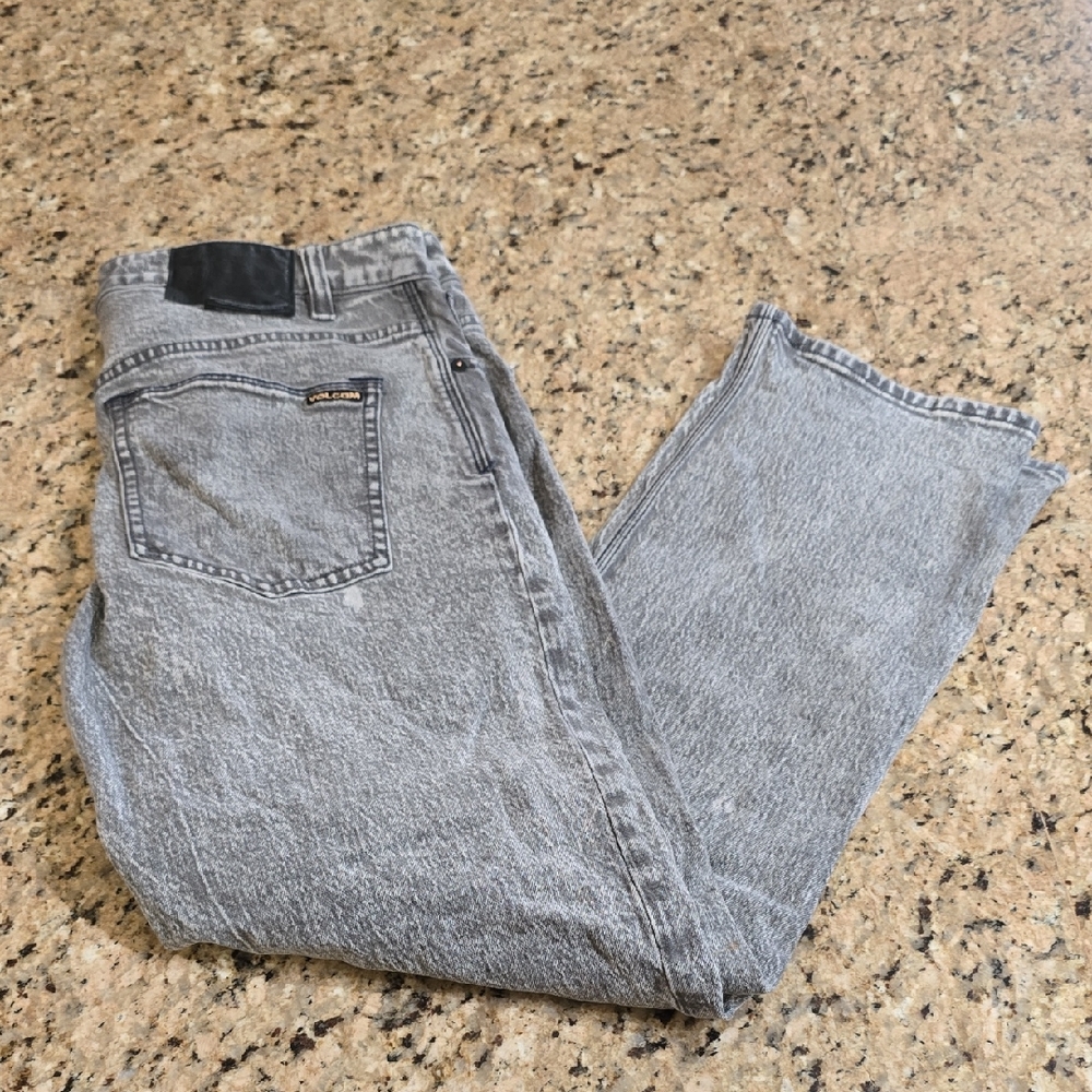 Volcom Solver Men's Gray Relaxed Jeans